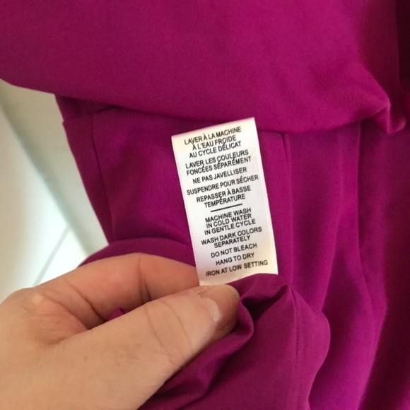 Jacob Chic Mini Dress Gorgeous Cap sleeve Boxy flowy magenta Hot Pink Barbie M - Picture 13 of 14
